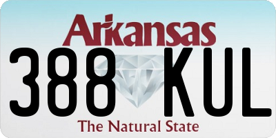 AR license plate 388KUL