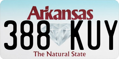 AR license plate 388KUY