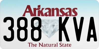 AR license plate 388KVA