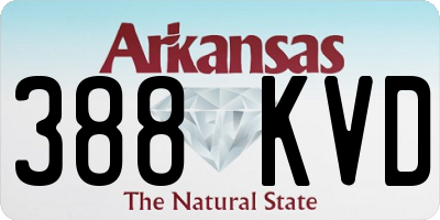 AR license plate 388KVD