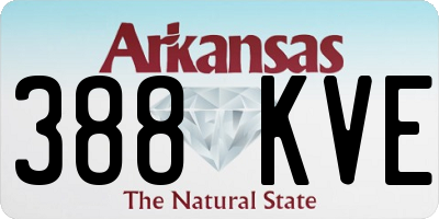 AR license plate 388KVE