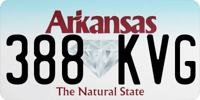 AR license plate 388KVG