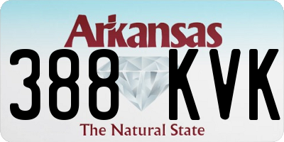 AR license plate 388KVK