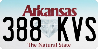 AR license plate 388KVS