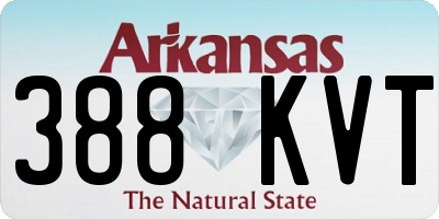 AR license plate 388KVT