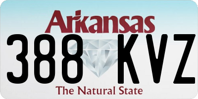 AR license plate 388KVZ