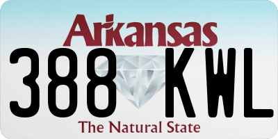 AR license plate 388KWL