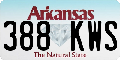 AR license plate 388KWS