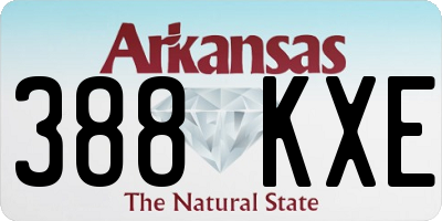 AR license plate 388KXE