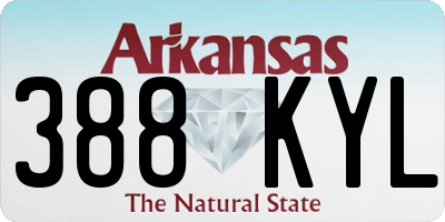 AR license plate 388KYL