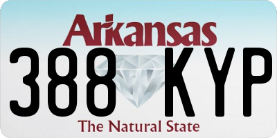 AR license plate 388KYP