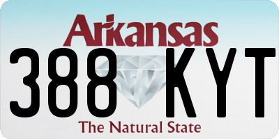 AR license plate 388KYT