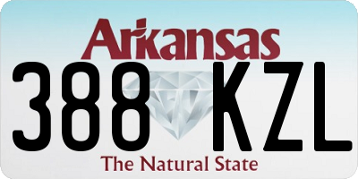 AR license plate 388KZL