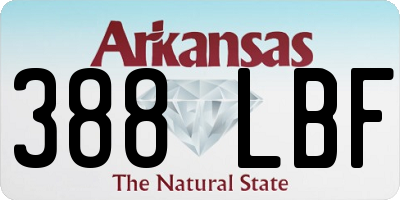 AR license plate 388LBF