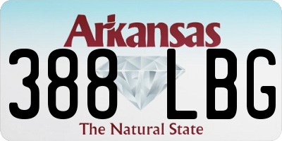 AR license plate 388LBG