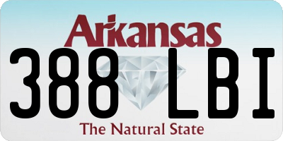 AR license plate 388LBI