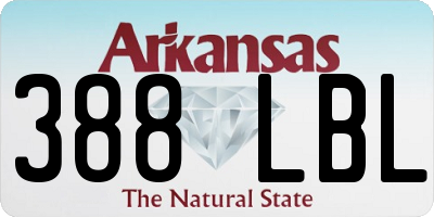 AR license plate 388LBL