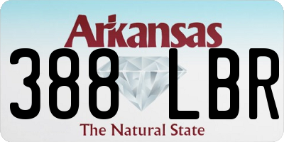 AR license plate 388LBR