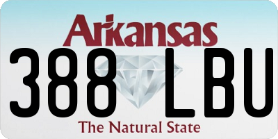 AR license plate 388LBU