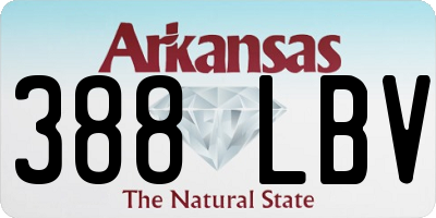 AR license plate 388LBV
