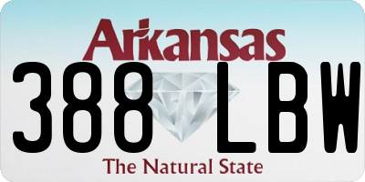 AR license plate 388LBW
