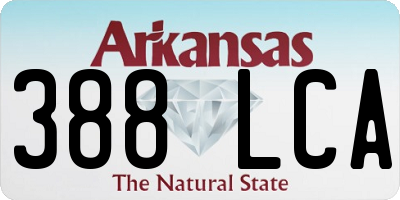 AR license plate 388LCA