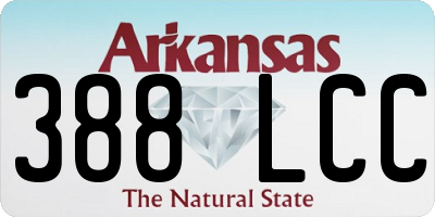 AR license plate 388LCC