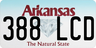 AR license plate 388LCD