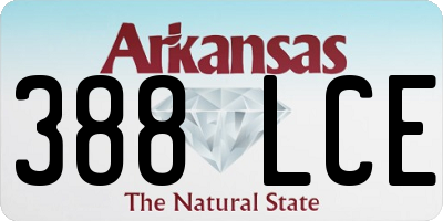 AR license plate 388LCE