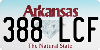 AR license plate 388LCF