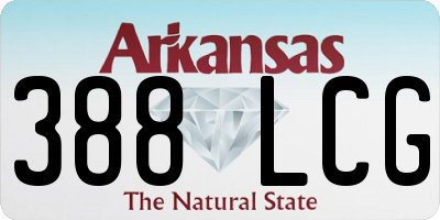 AR license plate 388LCG