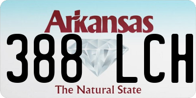AR license plate 388LCH