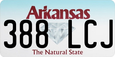 AR license plate 388LCJ