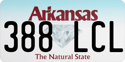 AR license plate 388LCL