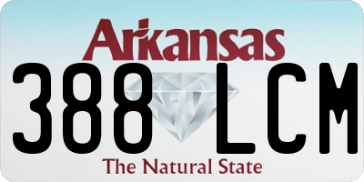 AR license plate 388LCM
