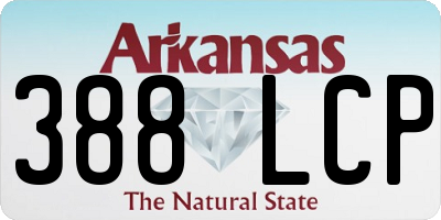 AR license plate 388LCP