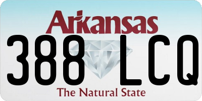 AR license plate 388LCQ