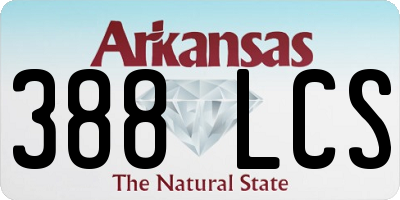 AR license plate 388LCS
