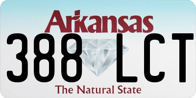 AR license plate 388LCT