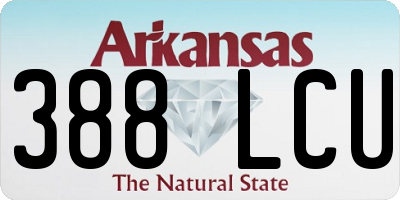 AR license plate 388LCU