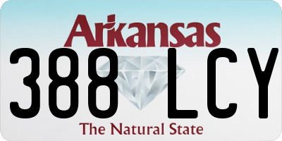 AR license plate 388LCY