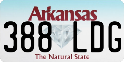 AR license plate 388LDG
