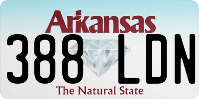 AR license plate 388LDN