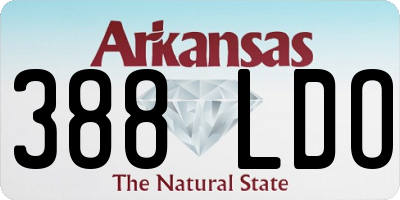 AR license plate 388LDO