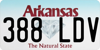 AR license plate 388LDV
