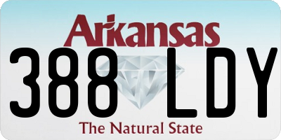 AR license plate 388LDY