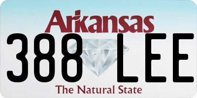 AR license plate 388LEE