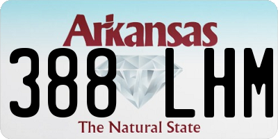 AR license plate 388LHM