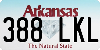 AR license plate 388LKL