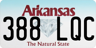 AR license plate 388LQC